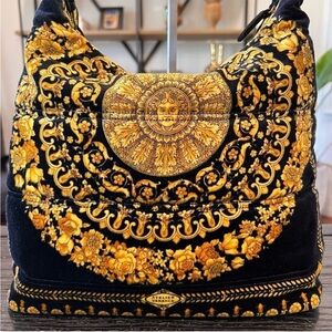 Versace Atelier Velvet Black and Gold